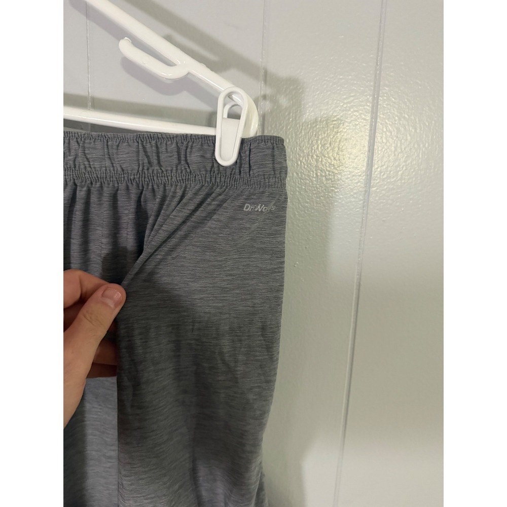 Athletic Works Shorts Mens 3XL Gray DriWorks Heathered Performance Gym 5598 - Picture 3 of 7